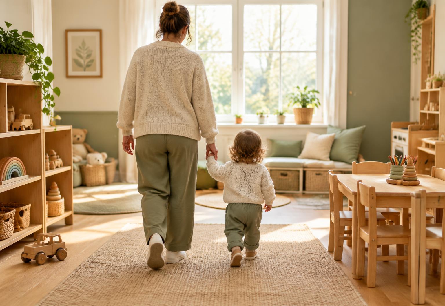 Sfeerbeeld van een warme kinderopvangruimte